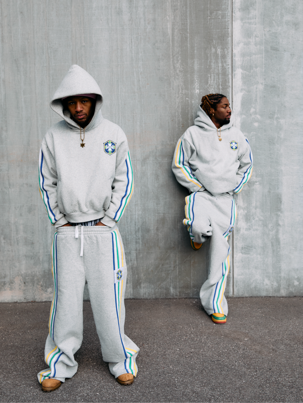 BRAZIL GREY SWEATPANTS