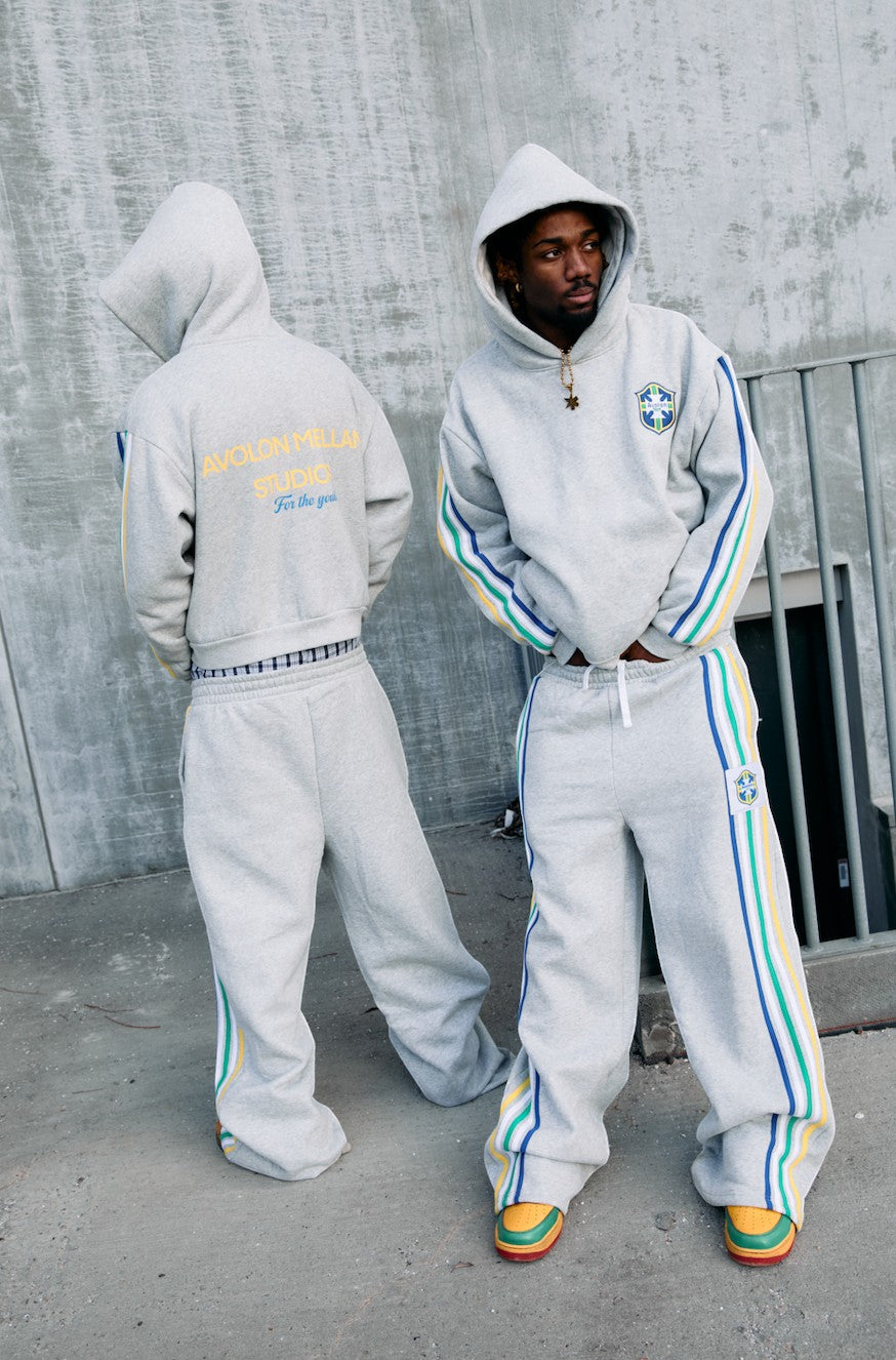 BRAZIL GREY HOODIE